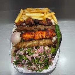 Mixed Grill with Rice